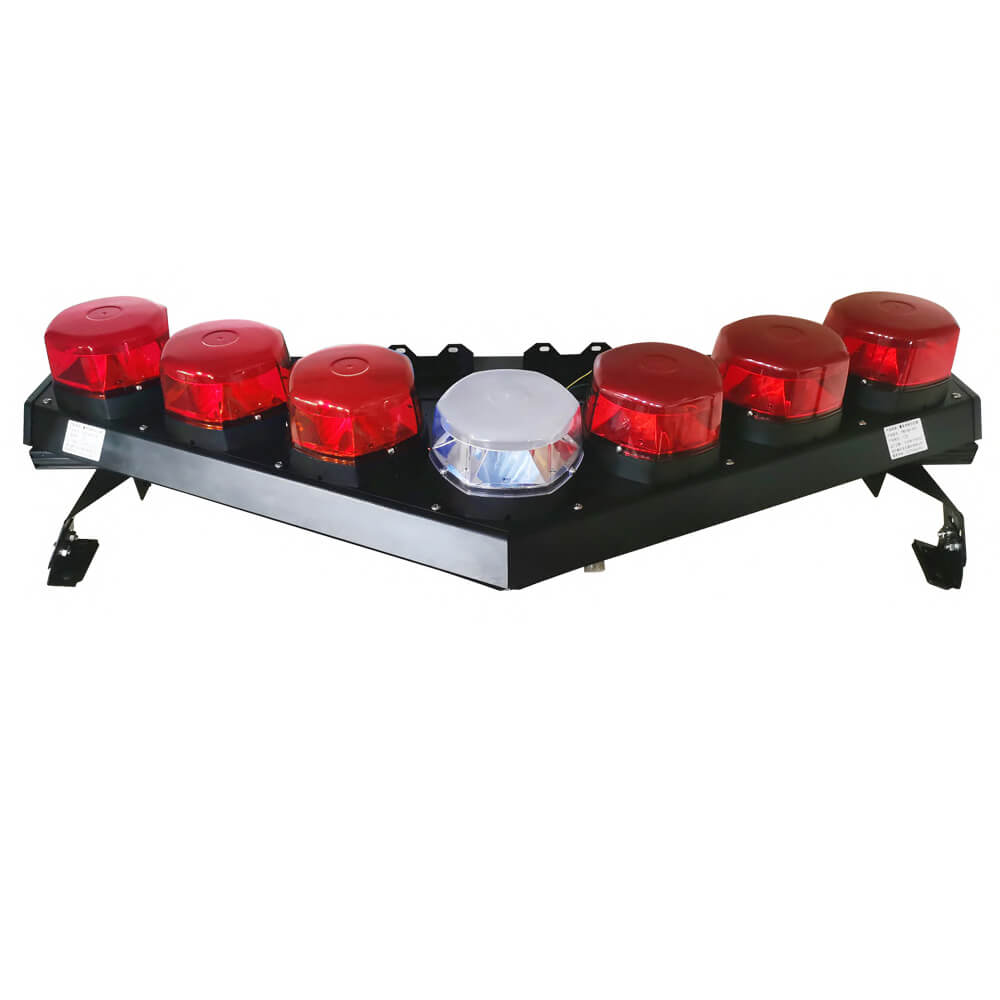 Fire led vector lightbar with white lamp unit