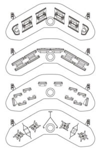 Lamp unit layout mode customization